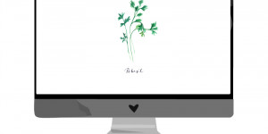 Beitragsbild des Blogbeitrags Februar-Wallpaper: Petersil