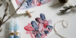 Beitragsbild des Blogbeitrags DIY: Osterkarte mit Masking Marker 