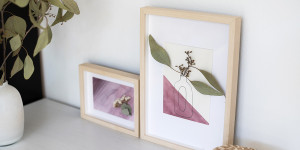 Beitragsbild des Blogbeitrags DIY: Dekorative Trockenblumen-Bilder