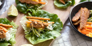 Beitragsbild des Blogbeitrags Rezept: Salat-Wraps 