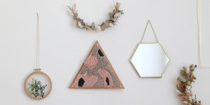 Beitragsbild des Blogbeitrags DIY: Punch Needle Wanddeko