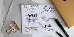 Beitragsbild des Blogbeitrags Feature: Wir laden zum #WLHKreativNovember
