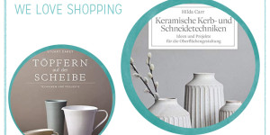 Beitragsbild des Blogbeitrags Shopping: Keramikbücher 
