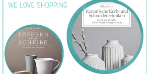 Beitragsbild des Blogbeitrags Shopping: Keramikbücher