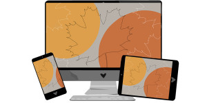 Beitragsbild des Blogbeitrags September-Wallpaper: Ahornblatt
