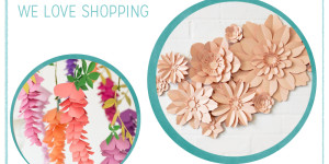 Beitragsbild des Blogbeitrags Shopping: Papierblumen selber machen