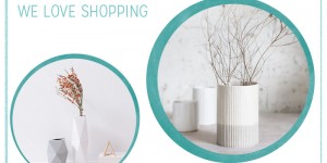 Beitragsbild des Blogbeitrags we love Shopping: Vasen