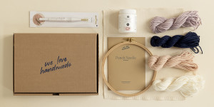 Beitragsbild des Blogbeitrags Neu: Unser Punch Needle Craft Kit 