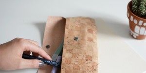 Beitragsbild des Blogbeitrags DIY: Federpenal aus Kork