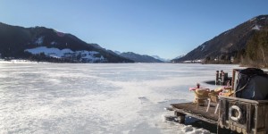 Beitragsbild des Blogbeitrags Winterwellness im Naturpark Weissensee