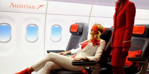 Beitragsbild des Blogbeitrags Art meets Comfort – The New Austrian Airlines Premium Economy Class