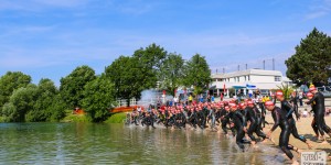 Beitragsbild des Blogbeitrags Traun Triathlon – Sprint mit Neoprengarantie am Sandstrand vom Oedter See 