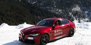 Beitragsbild des Blogbeitrags Alfa Romeo Winter Tour mit dem Stelvio Quadrifoglio und 510 PS 