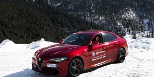 Beitragsbild des Blogbeitrags Alfa Romeo Winter Tour mit dem Stelvio Quadrifoglio und 510 PS