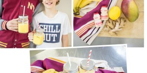 Beitragsbild des Blogbeitrags Banana Mango „Chill out“ Smoothie 