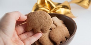 Beitragsbild des Blogbeitrags Molasses-Free Vegan Gingerbread Cookies 