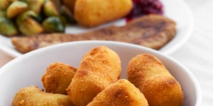 Beitragsbild des Blogbeitrags Vegan Potato Croquettes
