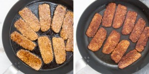 Beitragsbild des Blogbeitrags Vegan Tempeh Bacon
