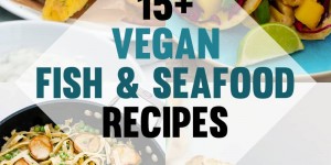 Beitragsbild des Blogbeitrags 15+ Vegan Fish & Seafood Recipes