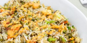 Beitragsbild des Blogbeitrags Vegan Fried Rice with “Egg”