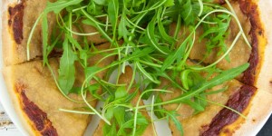 Beitragsbild des Blogbeitrags Vegan Cheese Pizza