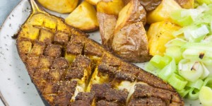 Beitragsbild des Blogbeitrags Oven-Roasted Eggplant with Ras El Hanout