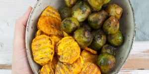Beitragsbild des Blogbeitrags Oven-Baked Sweet Potato Slices