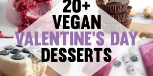 Beitragsbild des Blogbeitrags 20+ Vegan Valentines Day Desserts