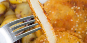 Beitragsbild des Blogbeitrags Kohlrabi Schnitzel