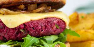 Beitragsbild des Blogbeitrags Soy Protein Vegan Burgers 