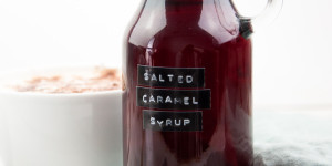 Beitragsbild des Blogbeitrags Salted Caramel Syrup 
