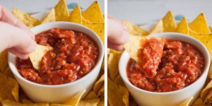 Beitragsbild des Blogbeitrags Smoky & Meaty Tomato Dip (vegan)