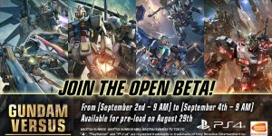 Beitragsbild des Blogbeitrags Open-Beta-Test von GUNDAM VERSUS