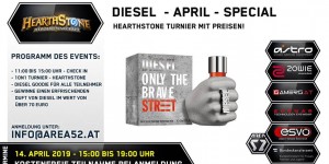 Beitragsbild des Blogbeitrags Hearthstone Turnier – Diesel – April-Special