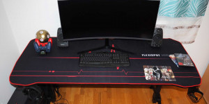 Beitragsbild des Blogbeitrags FlexiSpot GD01 Gaming Tisch im Test 