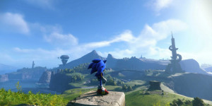 Beitragsbild des Blogbeitrags Sonic stürmt erstmals in Sonic Frontiers durch offene Welten 