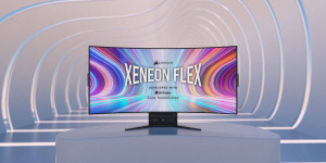Beitragsbild des Blogbeitrags CORSAIR stellt neuen revolutionären krümmbaren 45 Zoll Gaming-Monitor vor