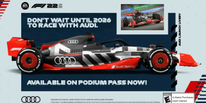 Beitragsbild des Blogbeitrags Podium Pass Series 4 samt Audi Formel 1 Launch-Lackierung in EA SPORTS F1 22