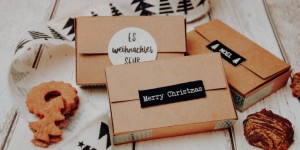 Beitragsbild des Blogbeitrags Weihnachtsboxen – kleine Geschenkverpackung