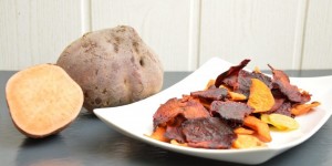 Beitragsbild des Blogbeitrags Rezept: Süßkartoffel- und Rote Rübenchips