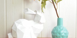 Beitragsbild des Blogbeitrags Osterhase aus Papier