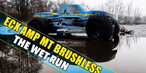 Beitragsbild des Blogbeitrags ECX AMP MT Brushless – The wet run