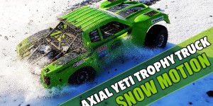 Beitragsbild des Blogbeitrags Axial Yeti SCORE Trophy Truck – Snow Motion 