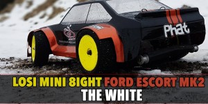 Beitragsbild des Blogbeitrags Losi Mini 8ight – Ford Escort MK2 – The White