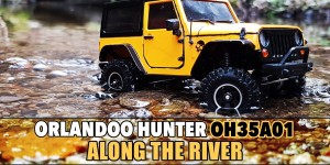 Beitragsbild des Blogbeitrags Orlandoo Hunter OH35A01 Jeep Wrangler – Along the river