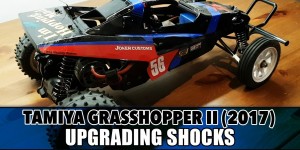 Beitragsbild des Blogbeitrags Tamiya Grasshopper II (2017) – Upgrading Shocks