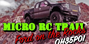 Beitragsbild des Blogbeitrags Micro RC Trail Ford F150 (OH35P01) – Ford on the rocks 