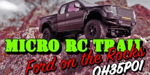 Beitragsbild des Blogbeitrags Micro RC Trail Ford F150 (OH35P01) – Ford on the rocks