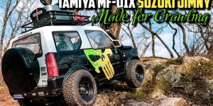 Beitragsbild des Blogbeitrags Tamiya MF-01X Suzuki Jimny – Made for Crawling