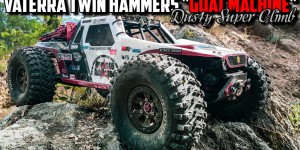 Beitragsbild des Blogbeitrags Vaterra Twin Hammers “Goat Machine” – Dusty Super Climb